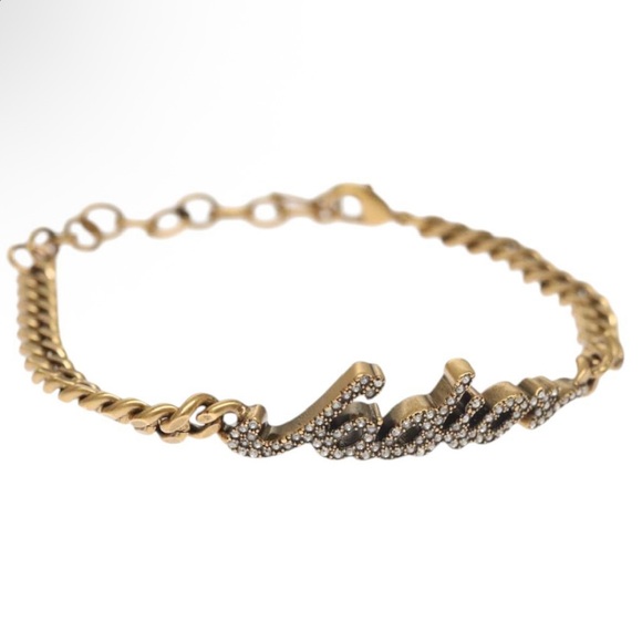 Dior Jewelry - Christian Dior Bracelet brass hardware with Dior dust bag